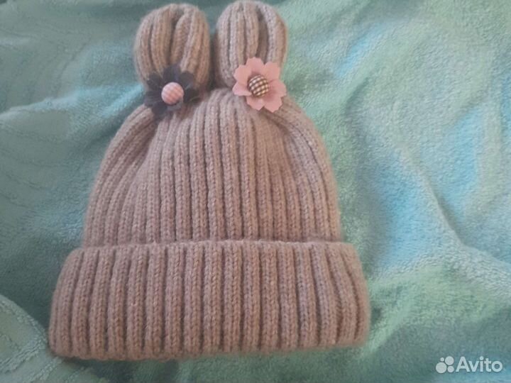 Шапка на девочку 1-1,5