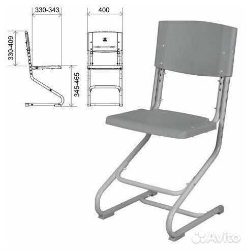 Парта и стул Дэми