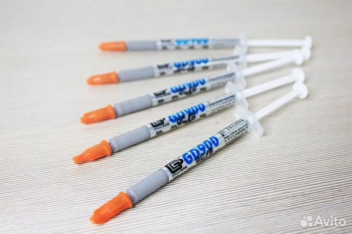 Термопаста GD900 / Клипсы крепления кулера intel