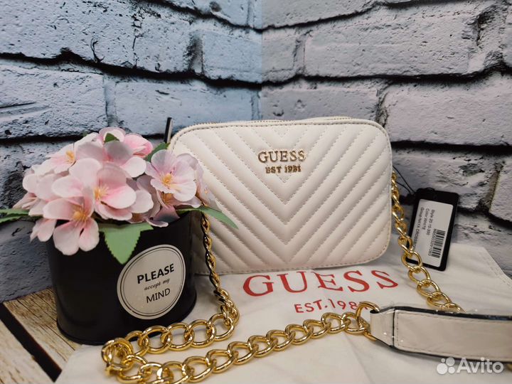 Сумка Женская Guess белая
