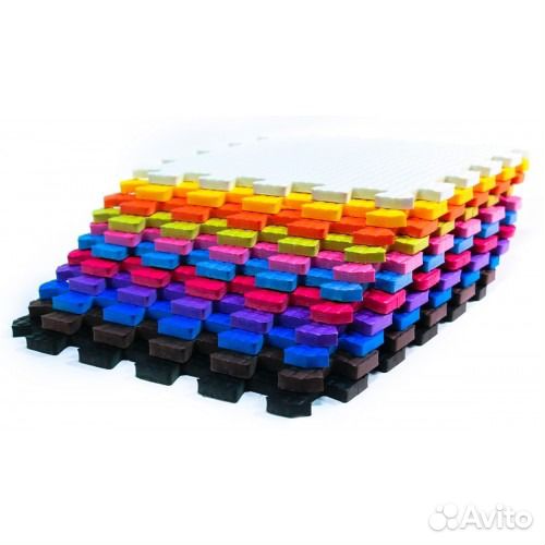 Модульное покрытие для тренажерных залов, 10-20 мм