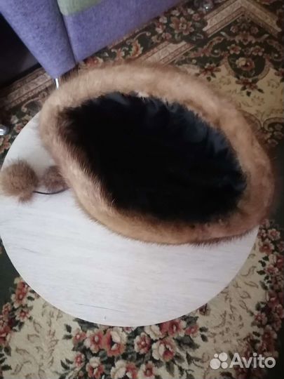 Шапка норковая женская