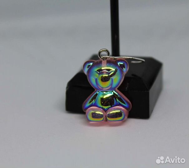 Серьги-мишки (бижутерия)