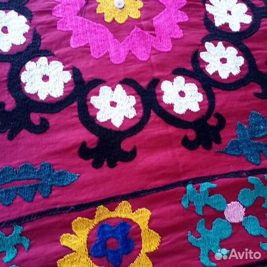 Узбекское винтажное Сюзане. Панно, покрывало. SZ13