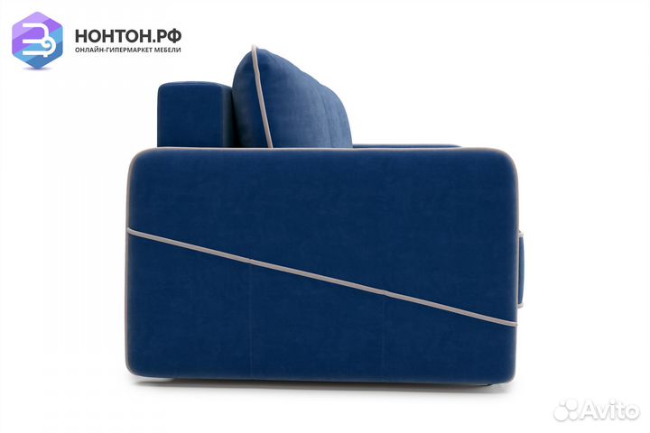 Диван еврокнижка Энерджи 3-х местный темно-синий