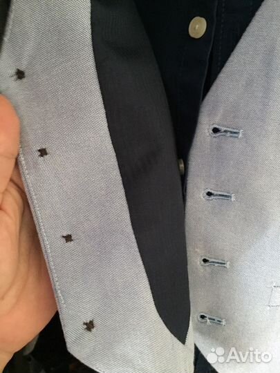 Рубашка и жилет нм, одевался один раз