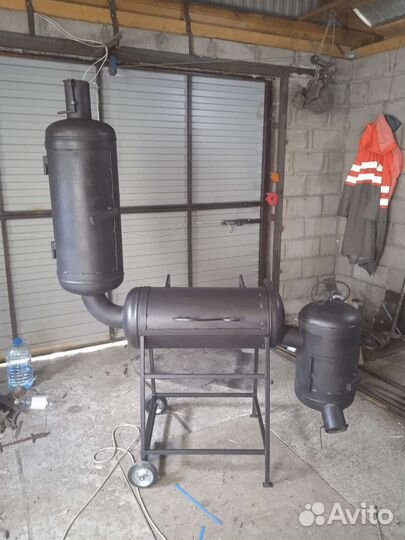 Мангал коптильня печь для казана