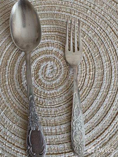 Ложки и вилки мельхиоровые