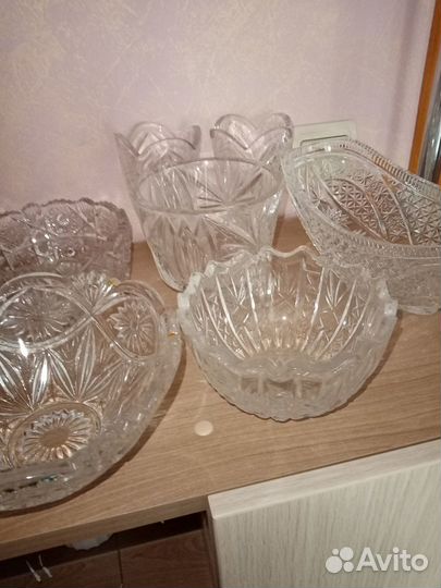 Хрустальная посуда СССР