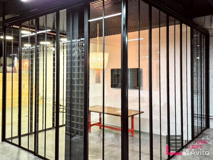 Стеклянные перегородки