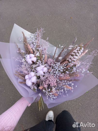 Букеты из сухоцветов/цветы/декор/подарок