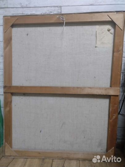 Картина маслом Ленин