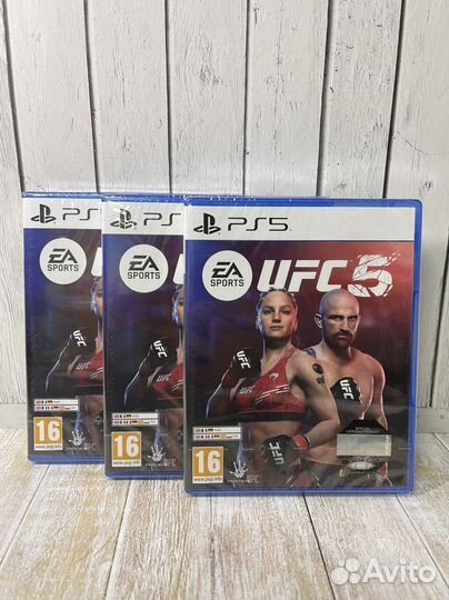 UFC 5 PS5 диск