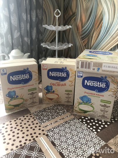 Безмолочные каши Nestle