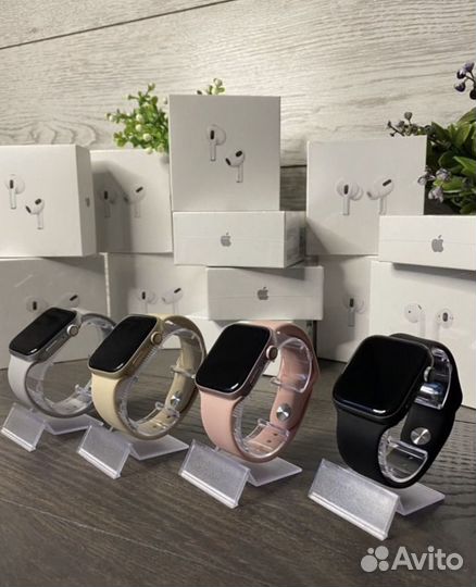 Беспроводные наушники \ Смарт часы (новые,гарантия