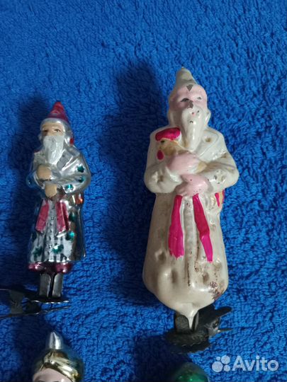 Елочные игрушки СССР на прищепке