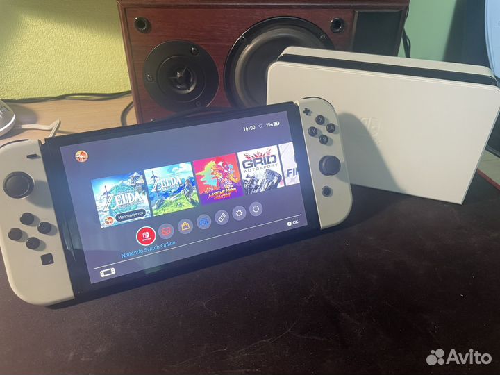 Nintendo Switch Oled прошитая 128gb