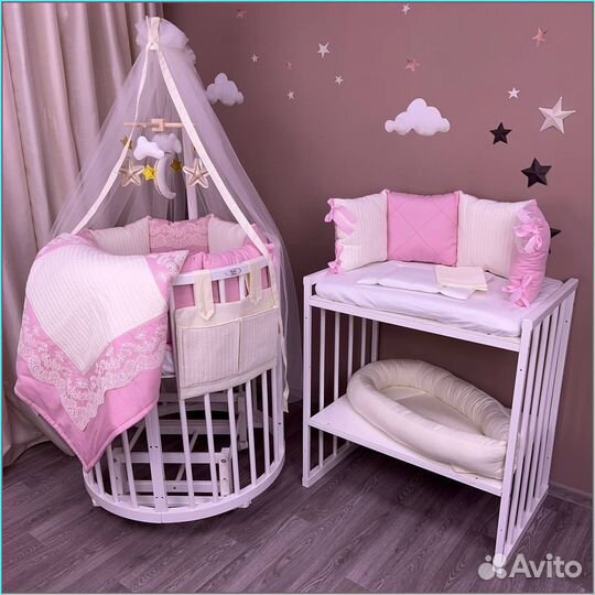 Бортики в детскую кроватку