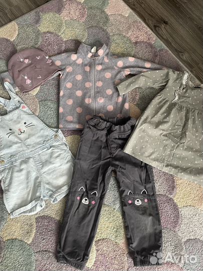 Вещи пакетом на девочку 3-4 года