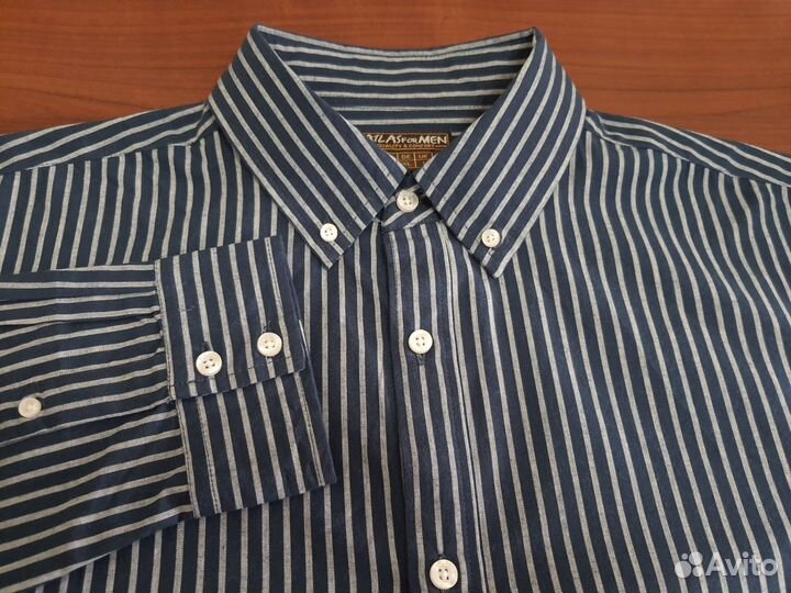 Atlas for men(Франция) Рубашка новая в полоску