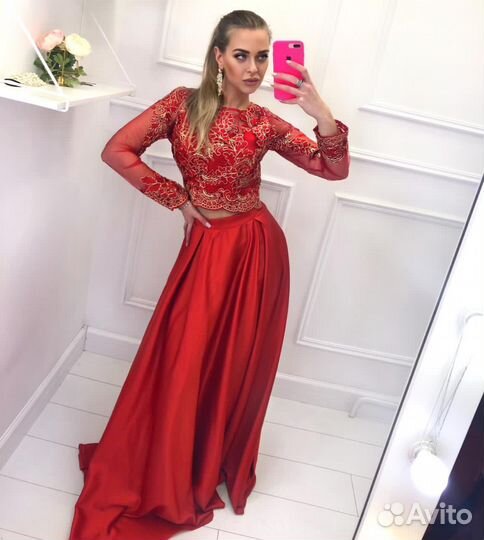 Вечернее платье в пол