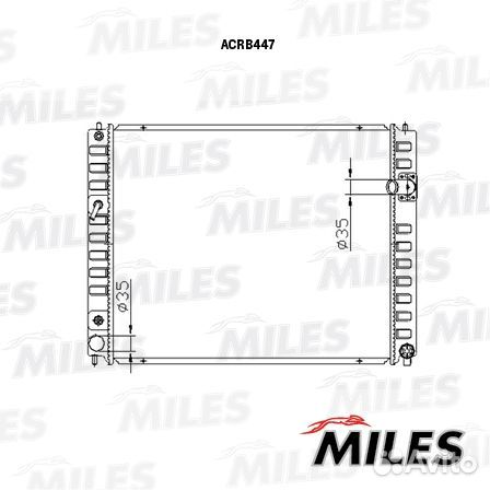 Acrb447 Радиатор infiniti fx50 a / t 08