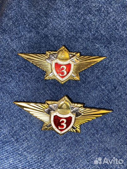 Значки «специалист 3 класса» мчс