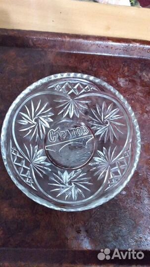 Вазы хруст, стекло,сметалл. ободками, лебеди СССР