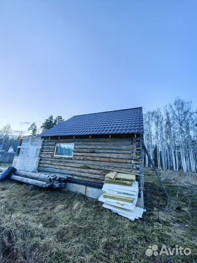 Сруб бани разобран 5,5*5,5 + веранда 5*5*3
