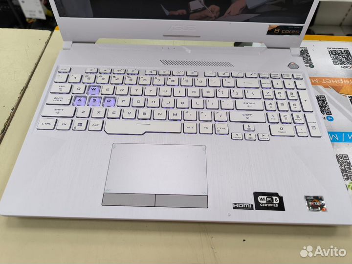 Ноутбук asus; Ryzen 7 5800H, GeForce RTX 3060, 16