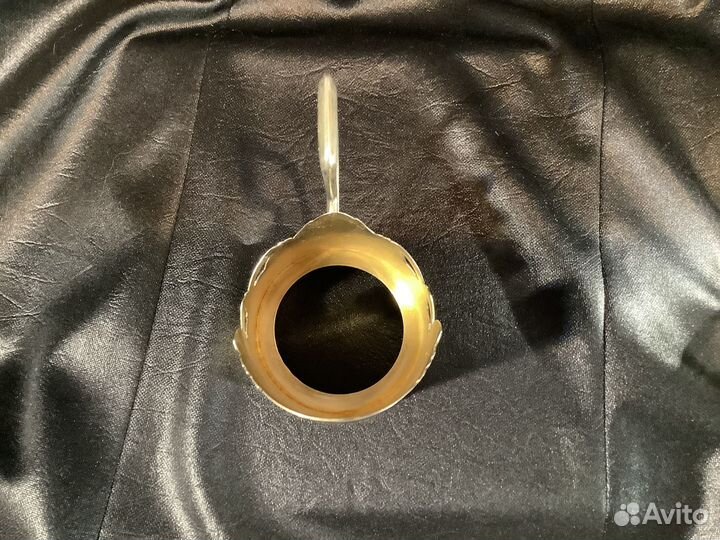 Подстаканник серебро СССР с изображением мид