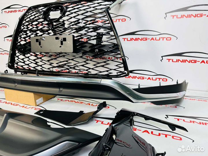 Обвес (с решеткой ) Lexus LX600 LX500d K4802