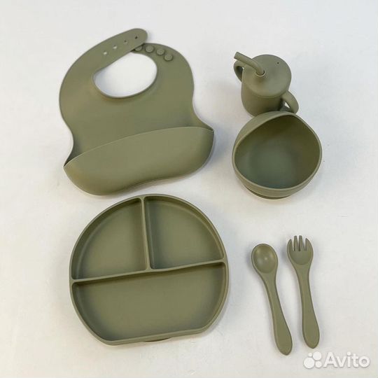 Набор силиконовой посуды для детей