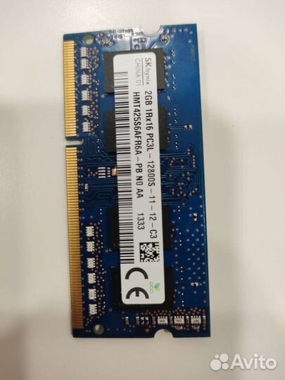Оперативная память sodimm Hynix (hmt425s6afr6a-PB)