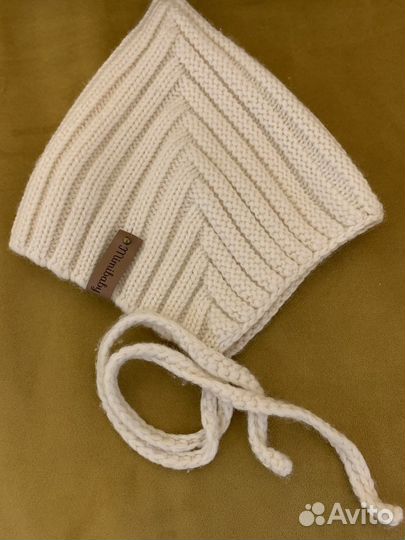 Комплект шапка и пинетки mimibaby 0-6 м