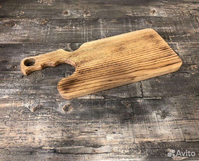 Доска разделочная обожжённая дуб