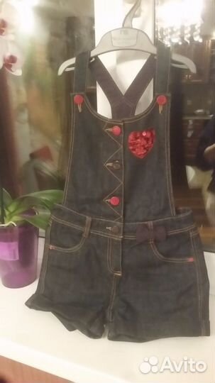 Комбинезон джинсовый