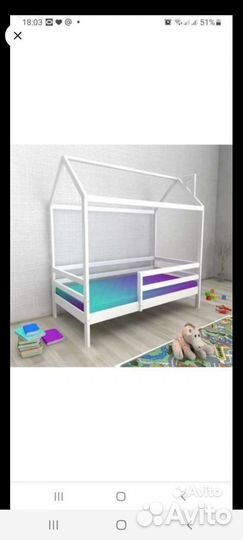 Детская кровать-домик