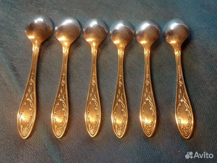 Ложки десертные/кофейные Кольчугино, мнц, СССР