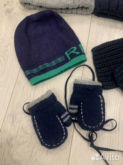 Шапки шарфы варежки детские
