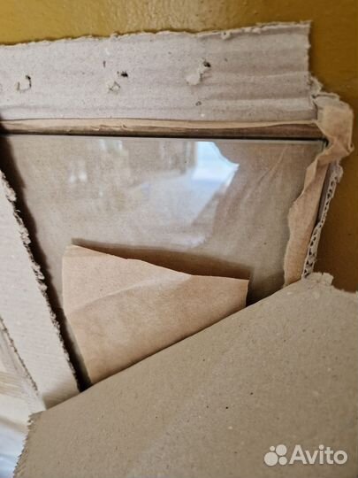 Новая полка стеклянная 40 на 120