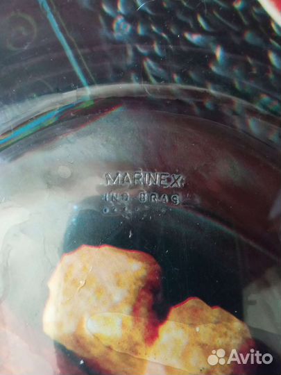 Подставка с блюдом жаропрочной стекло под горячее