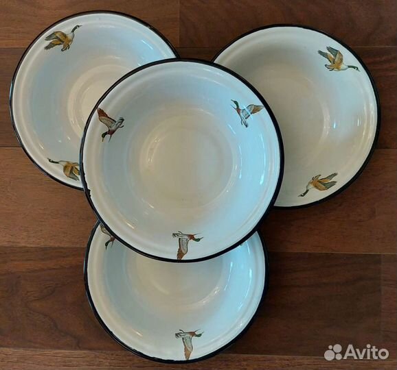 Тарелки для охотника. Утка и селезень. СССР