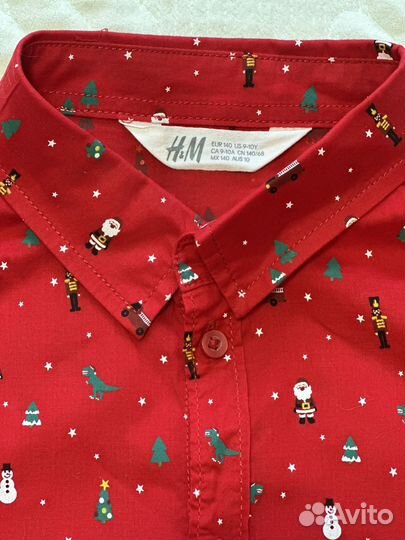 Рубашка h&m праздничная на мальчика