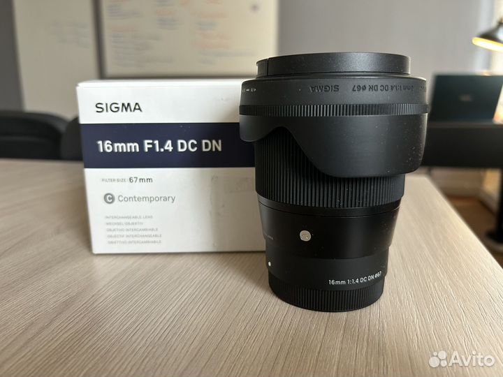 Объектив sigma 16 mm F1.4