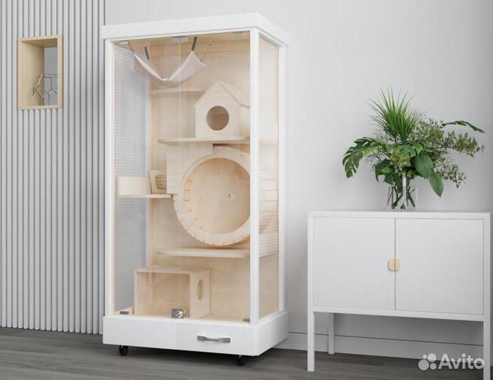 Витрина для шиншилл дегу Дом грызунов р5