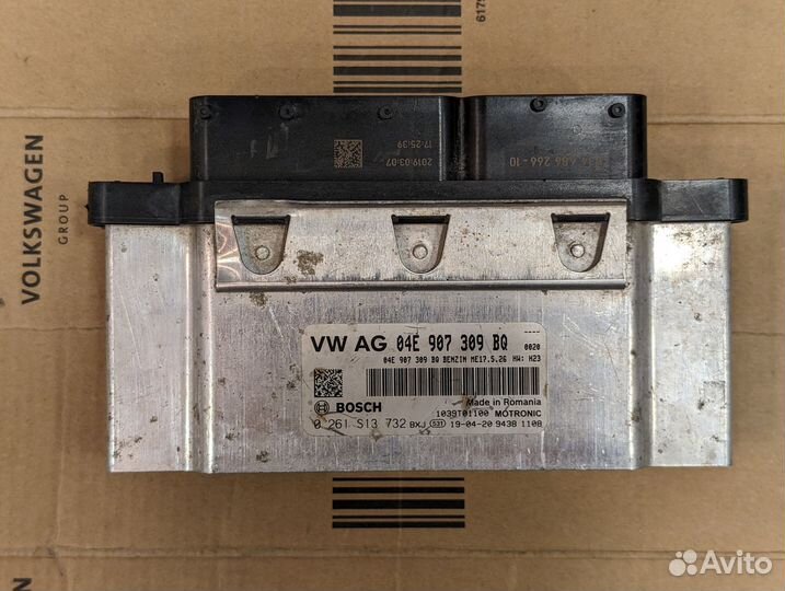 Блок управления двигателем VW Polo седан