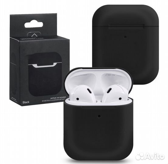 Чехол силиконовый для наушников Apple