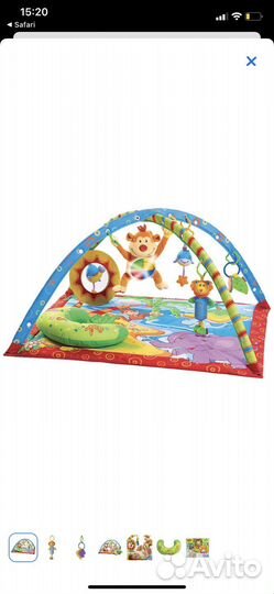 Развивающий коврик tiny love остров обезьяны