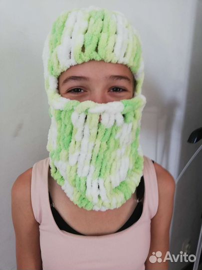 Балаклава без ушек для девочки